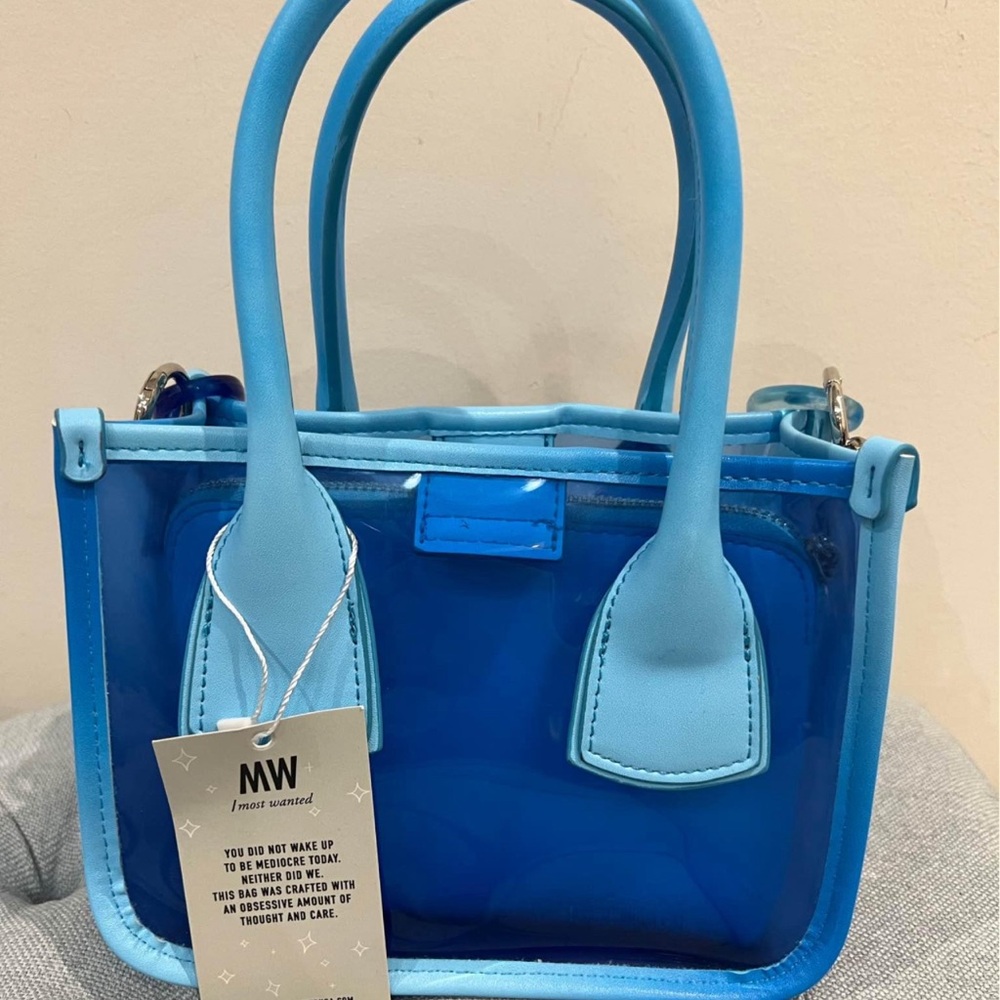 NWT Small Blue Purse - Picture 2 of 5